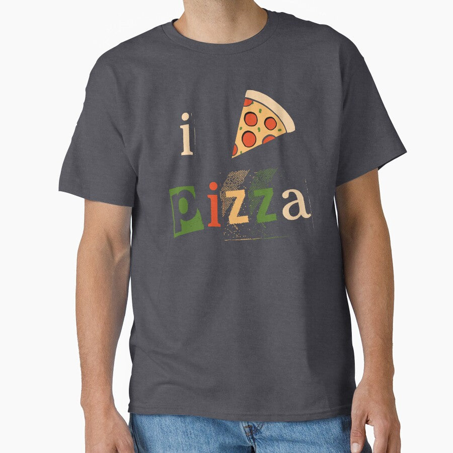 I (slice) love pizza Classic T-Shirt