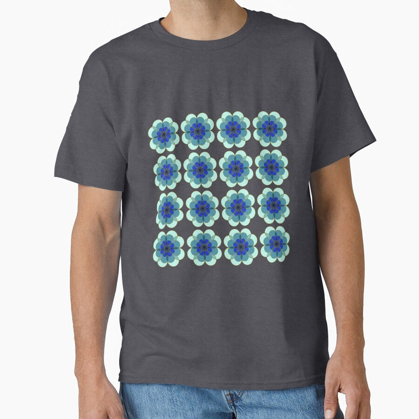 Retro Cornflower Classic T-Shirt