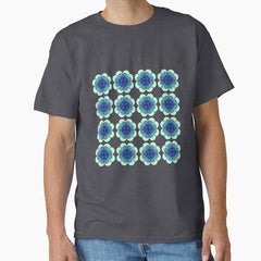 Retro Cornflower Classic T-Shirt