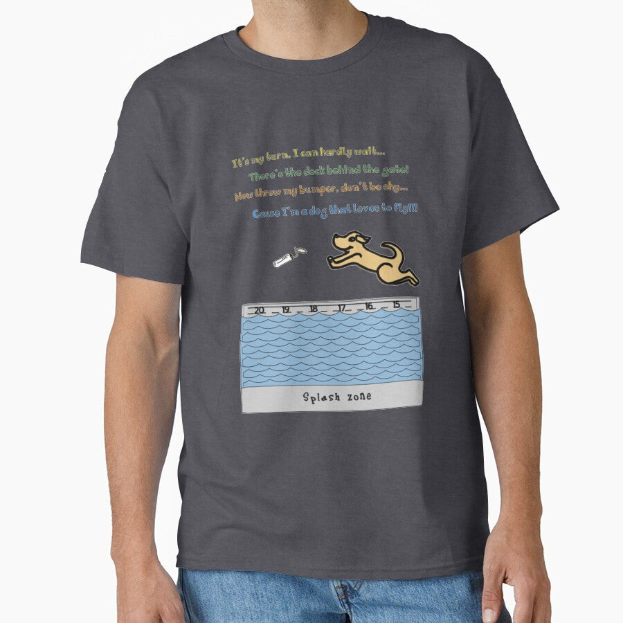 A Dr Seuss Inspired Dock Diving Design Classic T-Shirt