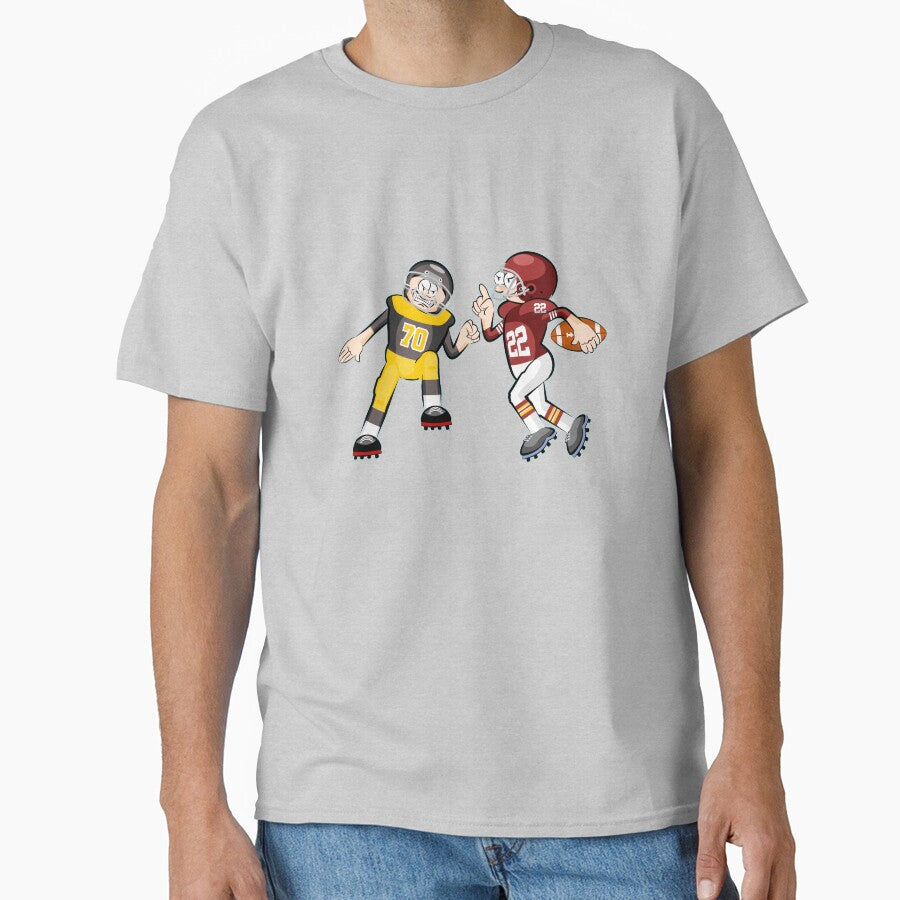 American Football Cartoon Style 11/41 Classic T-Shirt