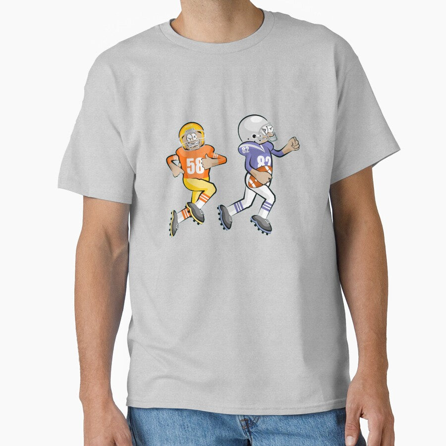 American Football Cartoon Style 35/41 Classic T-Shirt