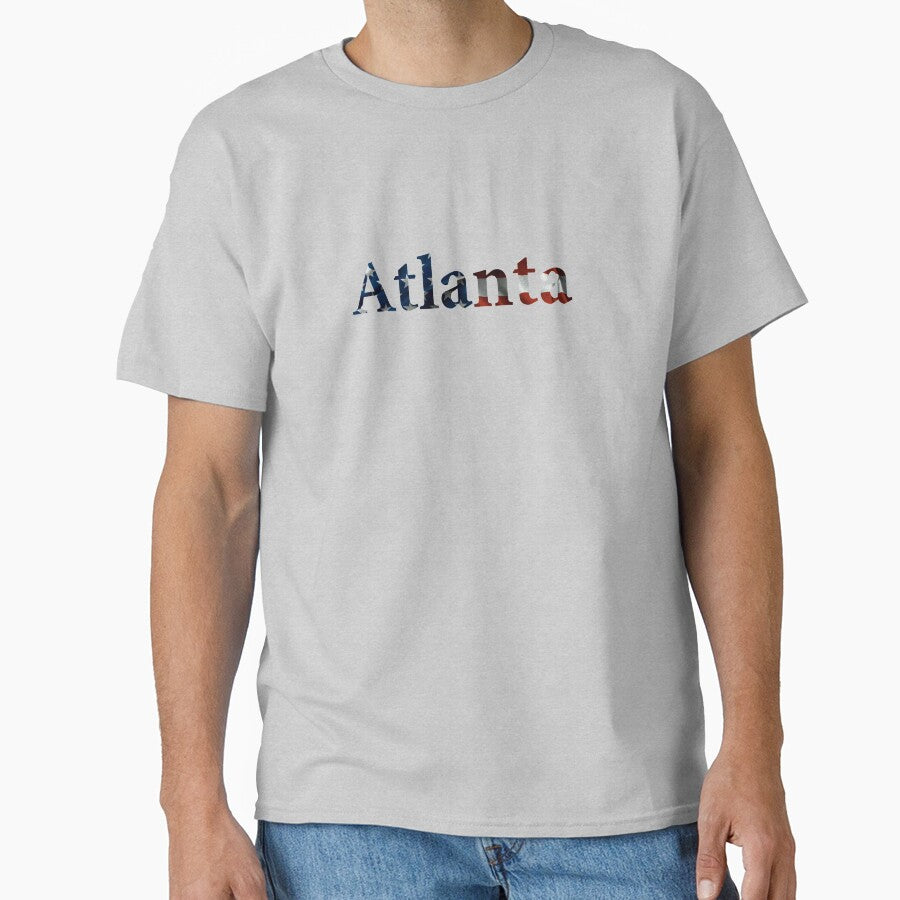 Atlanta American Flag Classic T-Shirt