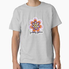 Fucking Genius | Retro Flower Classic T-Shirt