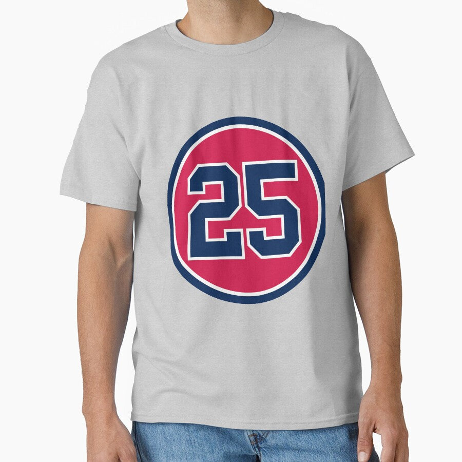 Andruw Jones #25 Jersey Number Classic T-Shirt