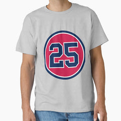 Andruw Jones #25 Jersey Number Classic T-Shirt