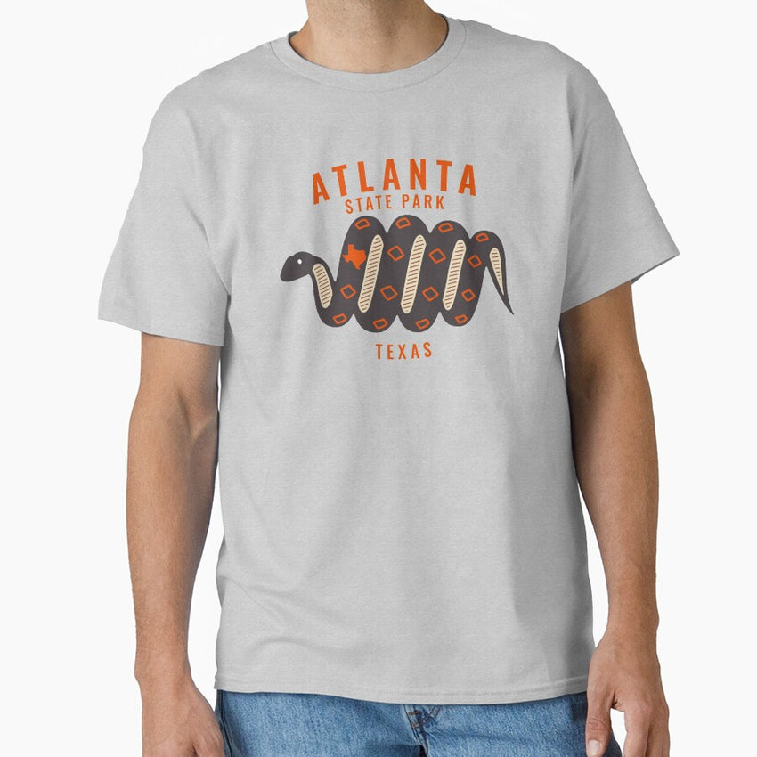 Atlanta State Park Texas State Park Tx Snake Design Classic T Shirt