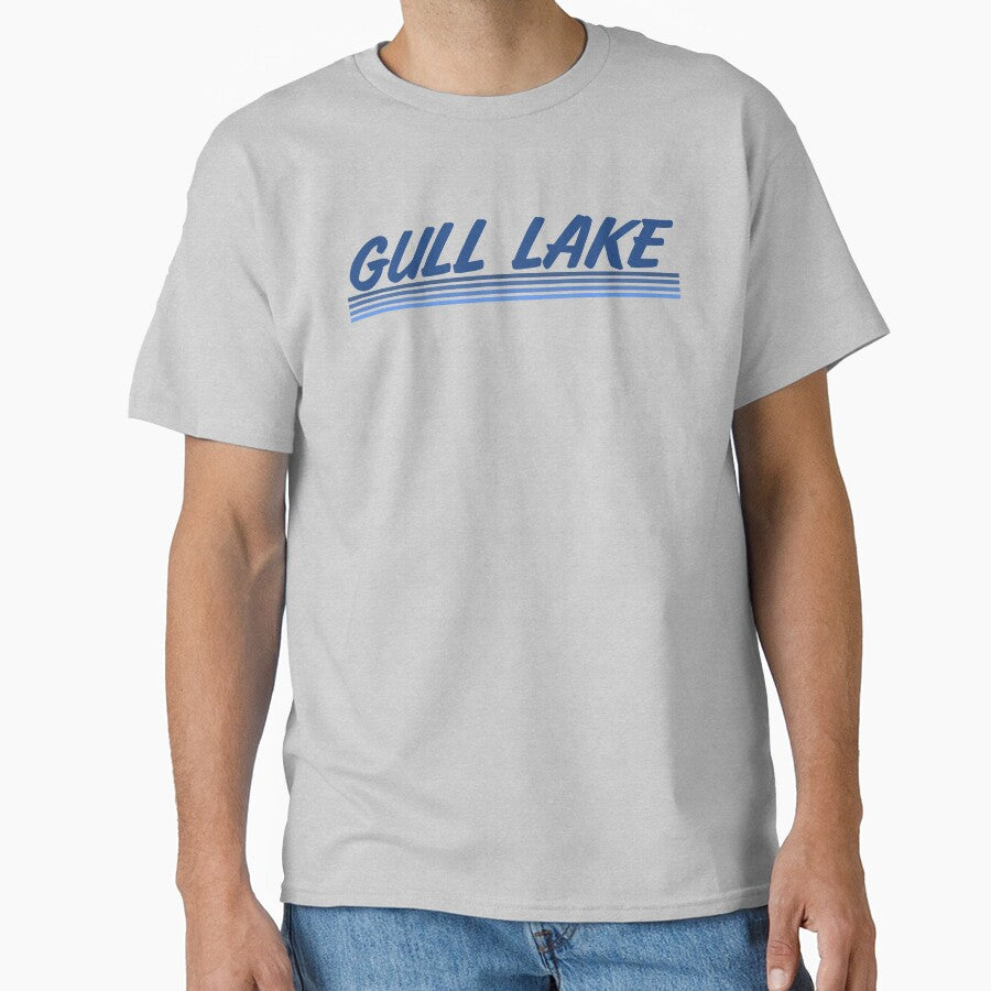 Gull Lake Stripes in Blue Classic T-Shirt