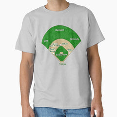Abbott and Costello - Who's On First? (white background) Classic T-Shirt