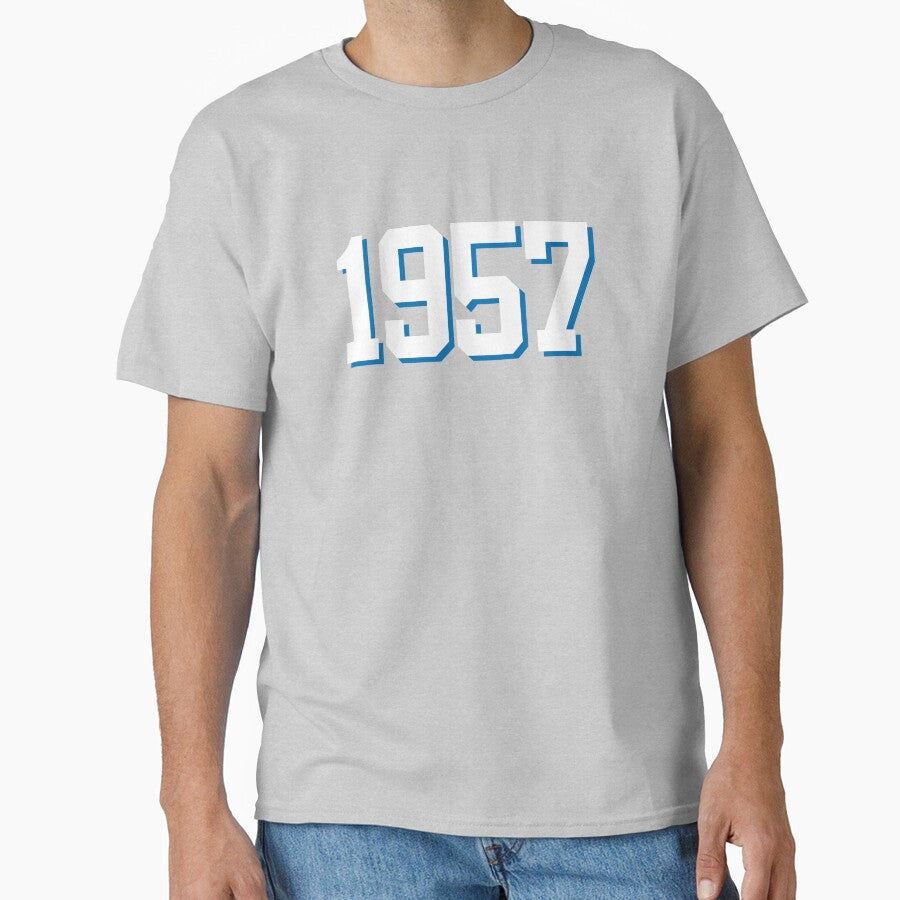 1957 Classic (White with Honolulu Blue) Classic T-Shirt