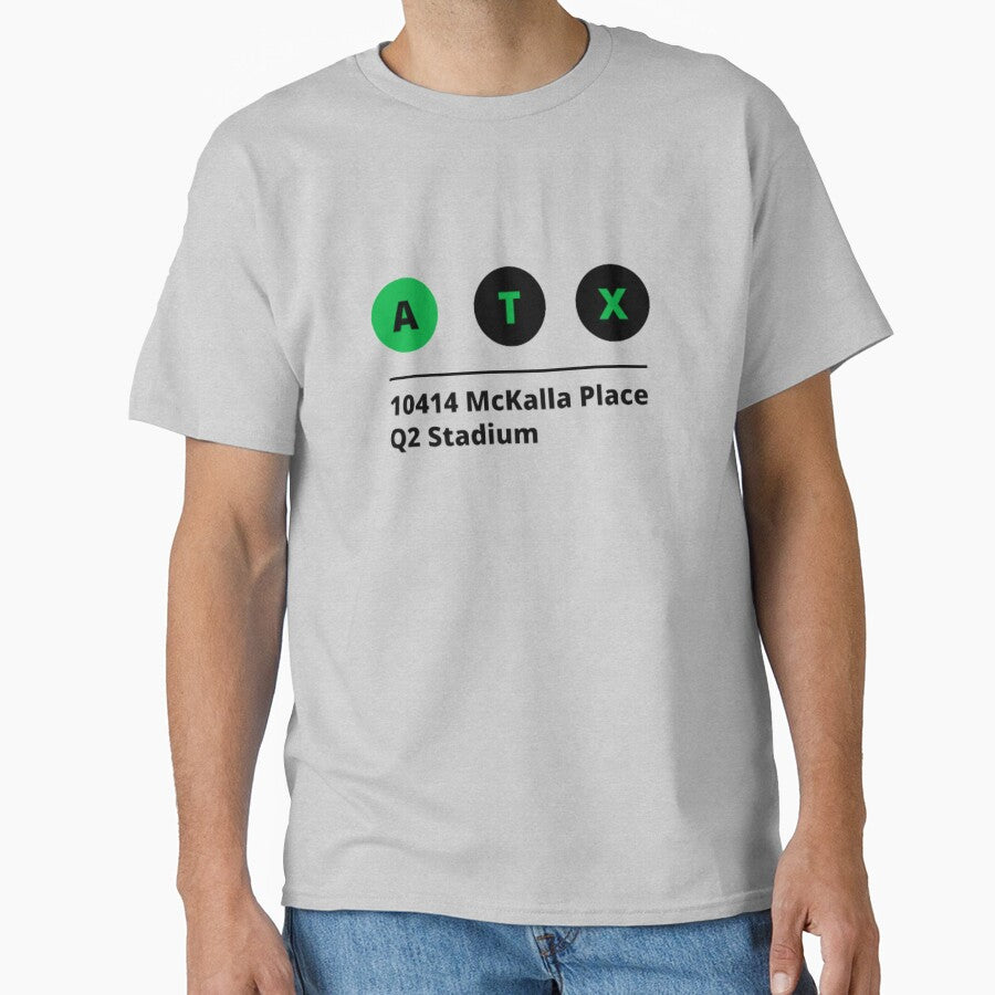 Q2 Stadium, Home of AustinFC (Subway sign) Classic T-Shirt