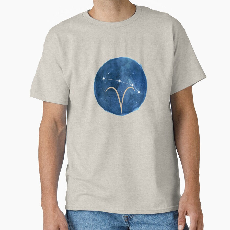 Aires Zodiac Sign Constellation Astrology Classic T-Shirt