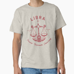 Libra Zodiac Sign vintage Classic T-Shirt