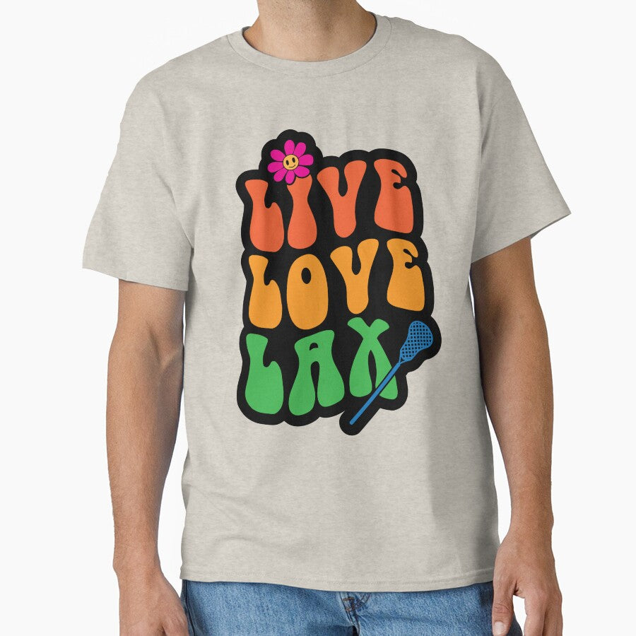 Live, love, lax Classic T-Shirt