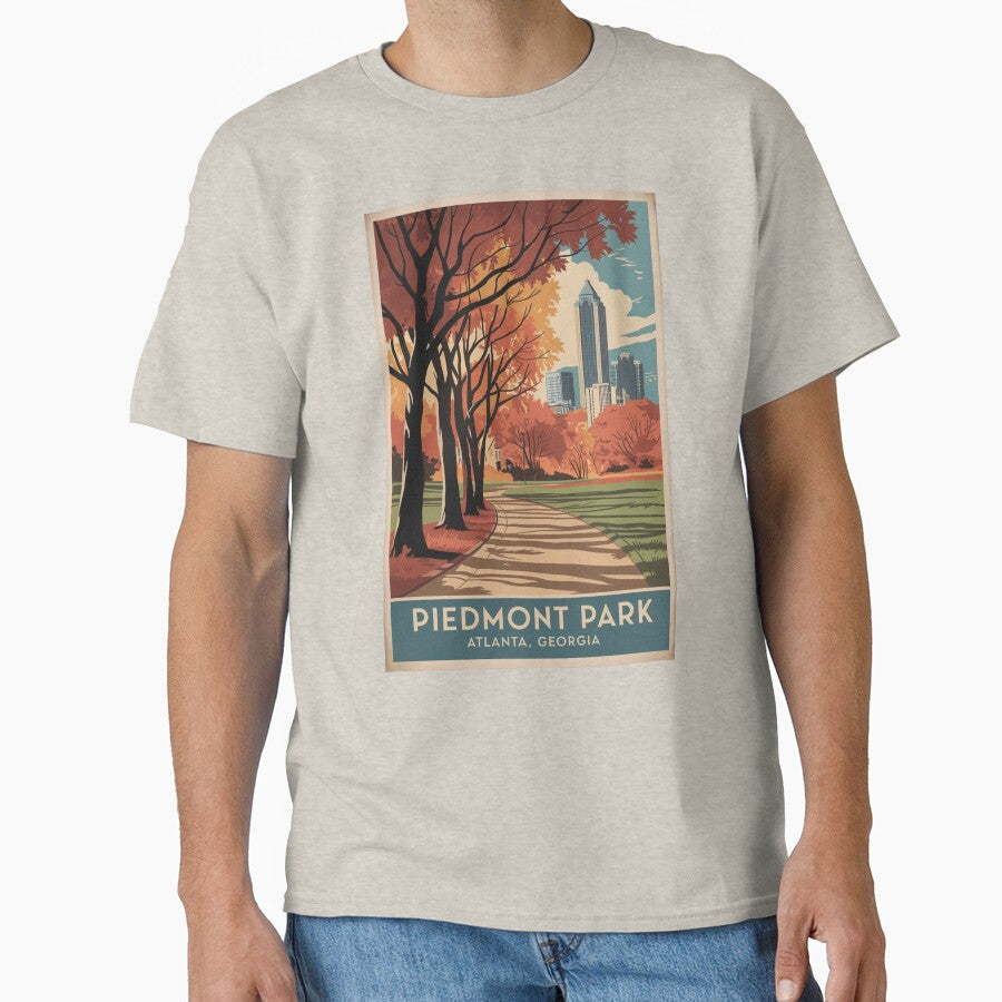 Atlanta Vintage Travel Poster Classic T Shirt