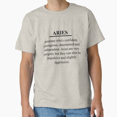 Aries Star Sign Definition Classic T-Shirt