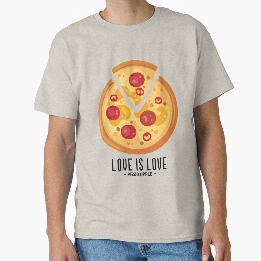 Love cute pride pineapple pizza Classic T-Shirt