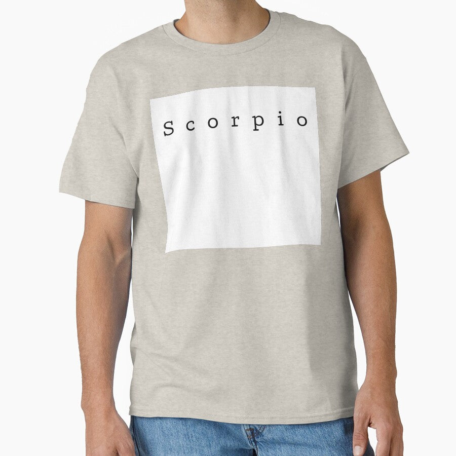 Simple Zodiac Sign - Scorpio Classic T-Shirt