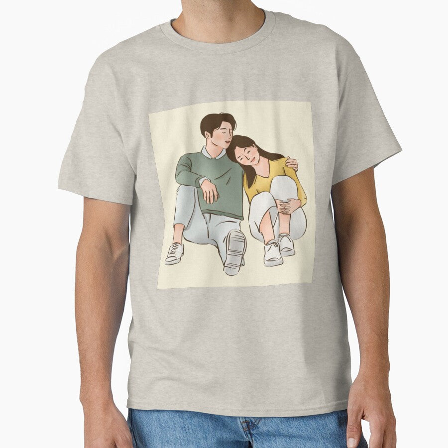 Am In Love Boyfriend Girlfriend Valentine S Daylove Anniversary Artwork Classic T Shirt