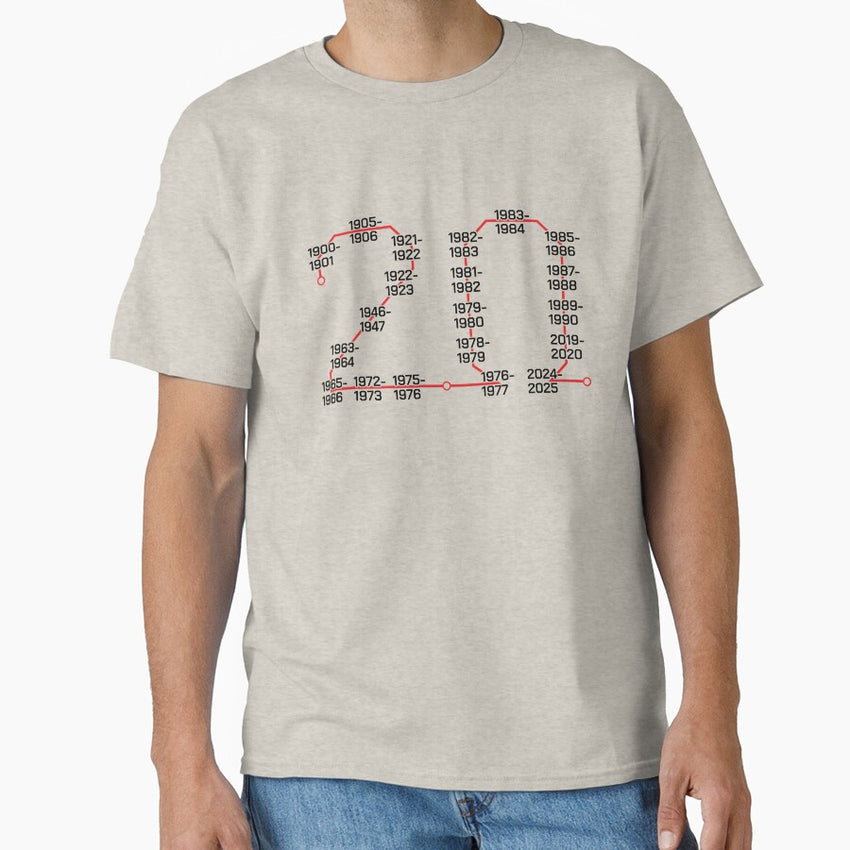 20 League Titles LFC Tube map Classic T-Shirt