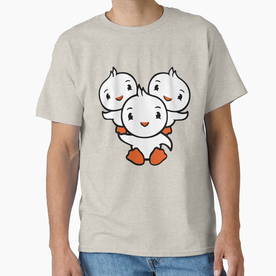 3 Ducks Dad Mom Kids Shoulders Holding Circus Team Classic T Shirt