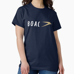 B.O.A.C 1950's Vintage Airline Classic T-Shirt