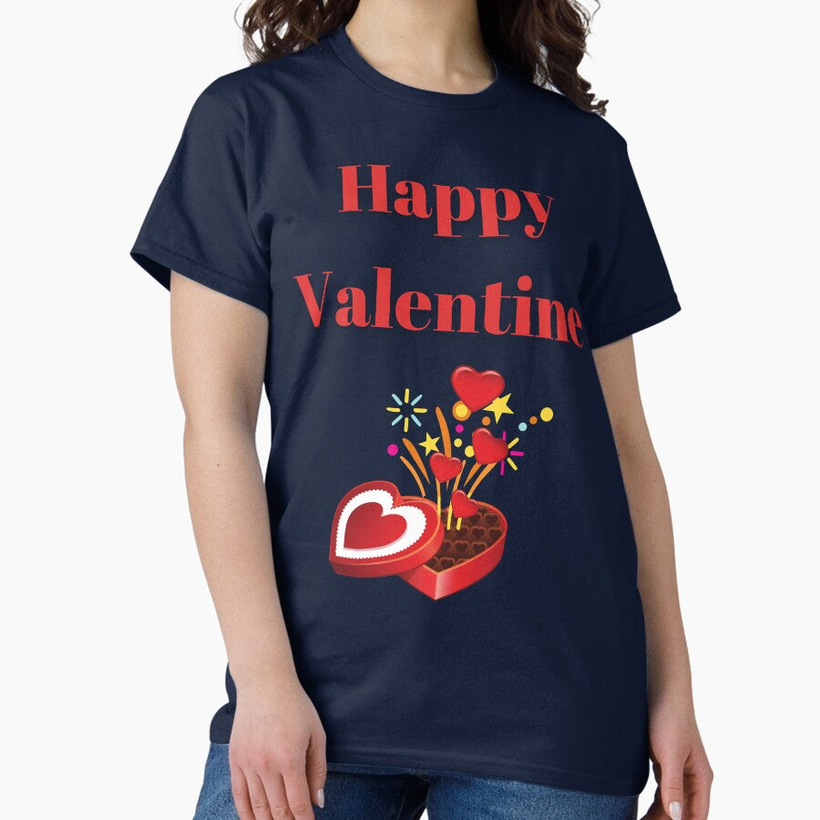Happy Valentine Classic T Shirt