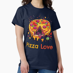 Pizza Love Funny Gift Idea Classic T-Shirt
