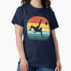 70 Soccer Bicycle Kick Vintage Football Classic T-Shirt