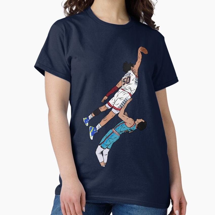 Aaron Gordon Dunks on Landry Shamet Classic T-Shirt