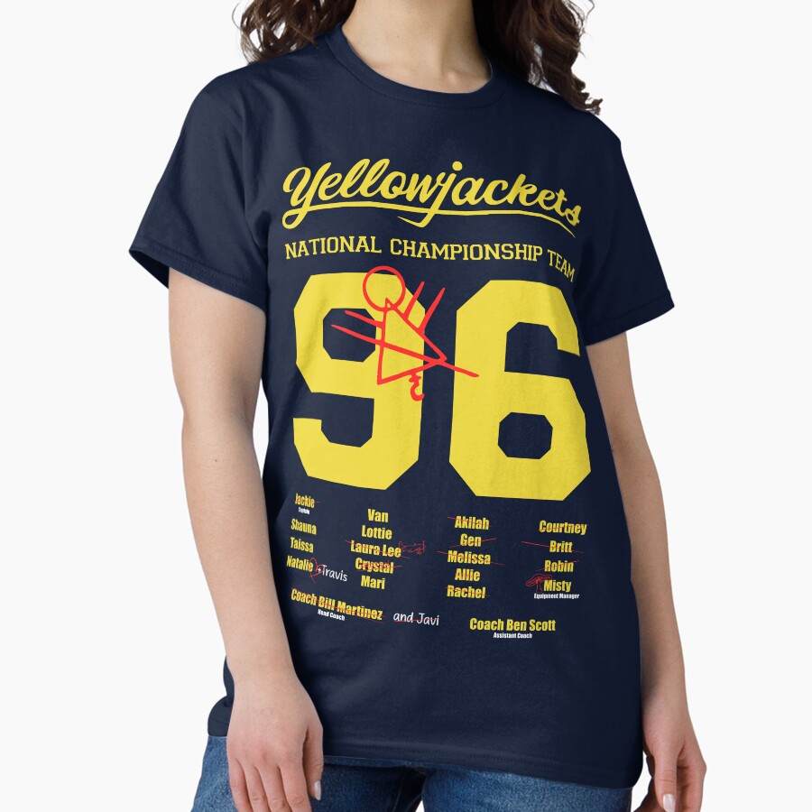 Yellowjackets National Championship Team 1996 Death Roster Classic T-Shirt