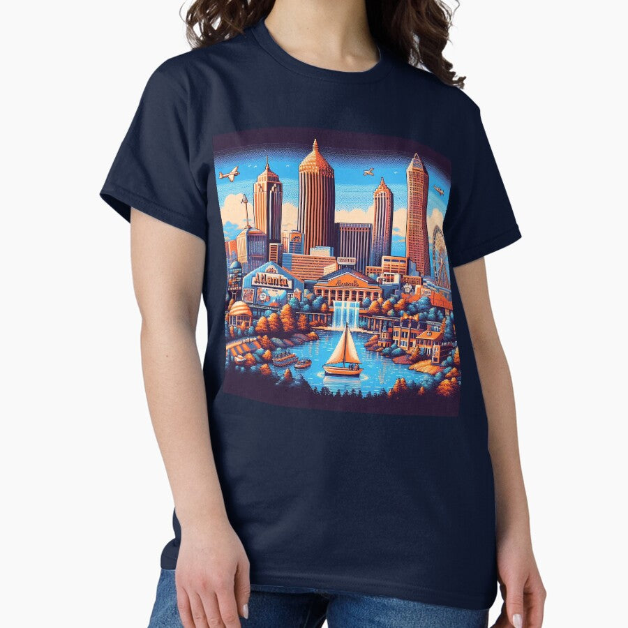 Atlanta 8Bit Classic T Shirt