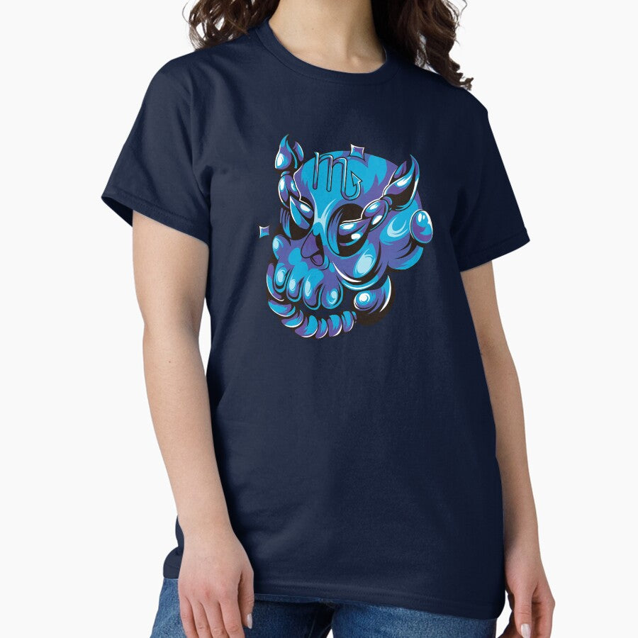 Scorpio skull Zodiac sign Classic T-Shirt