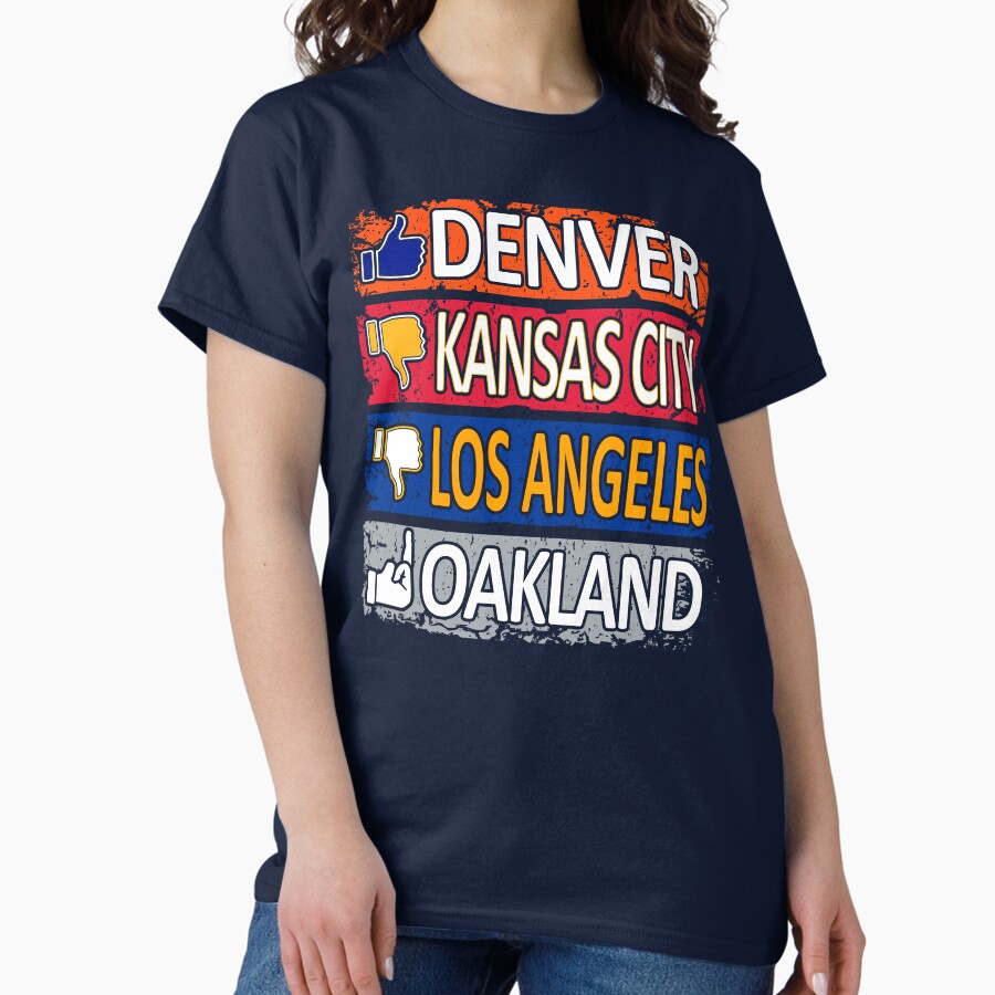 Denver Football Fan - Funny West Rival Rankings Classic T-Shirt