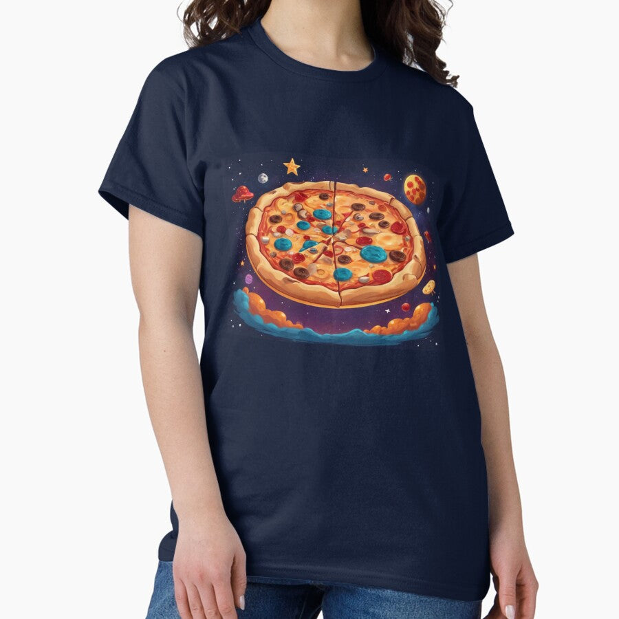 Pizza Galaxy: A Cosmic Feast for Pizza Lovers Classic T-Shirt