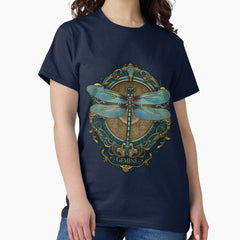 Gemini Zodiac Heraldic Crest Classic T-Shirt