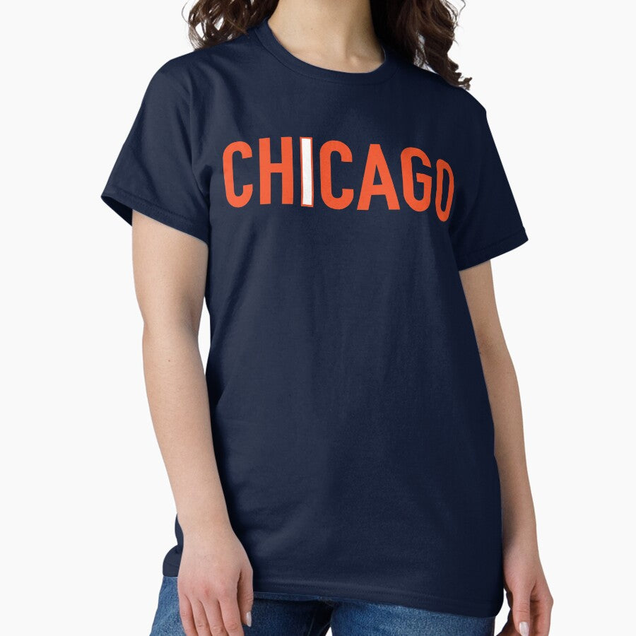 CH1CAGO QB1 Orange Classic T-Shirt