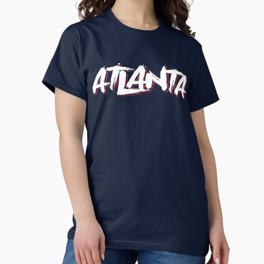 Atlanta Navy Classic T Shirt