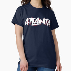 Atlanta Navy Classic T Shirt
