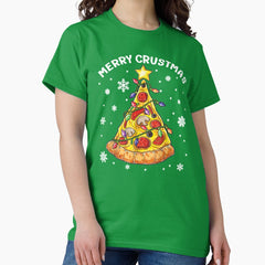 Pizza Christmas tree Classic T-Shirt