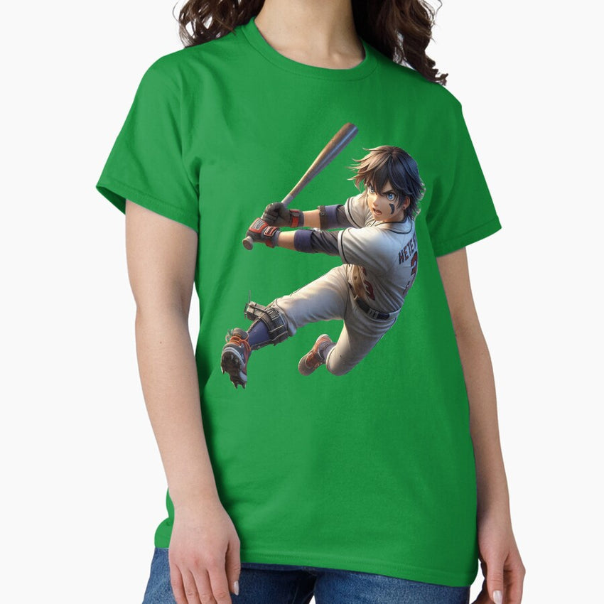 BaseBall Anime Power Strike Classic T-Shirt