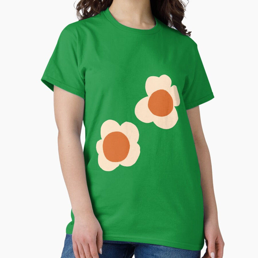 Green popcorn flower Classic T-Shirt