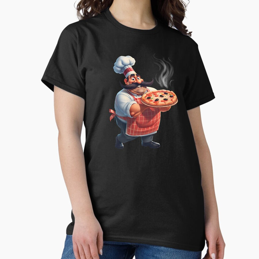 cook with hot pizza Classic T-Shirt