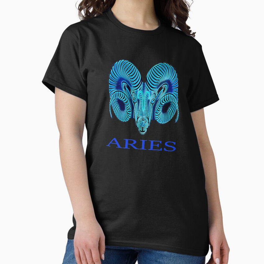 Aries Zodiac Sign Test Classic T Shirt