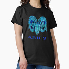 Aries Zodiac Sign Test Classic T Shirt