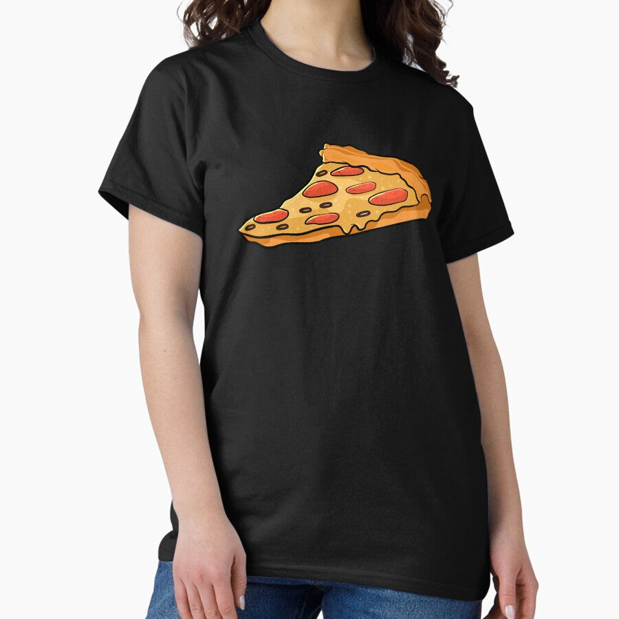 Pepperoni Pizza, Pizza Slice Classic T-Shirt