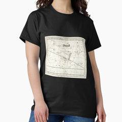 Aries zodiac sign, vintage star map year1795 Classic T-Shirt