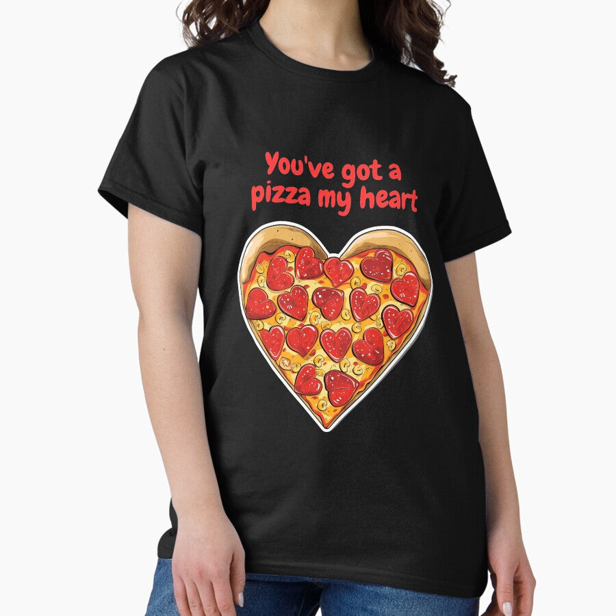 Pizza to Your Heart Classic T-Shirt