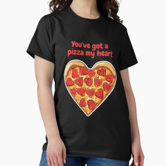 Pizza to Your Heart Classic T-Shirt