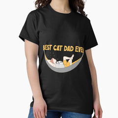 Best Vegan Cat Dad Ever - Cat Lover Classic T-Shirt